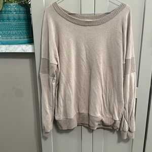 Thin Beige Sweater.